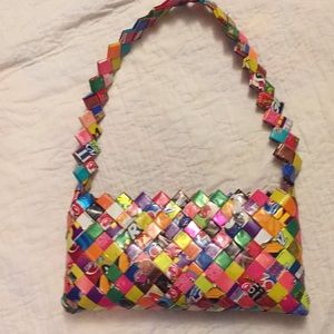Purse made from recycled material